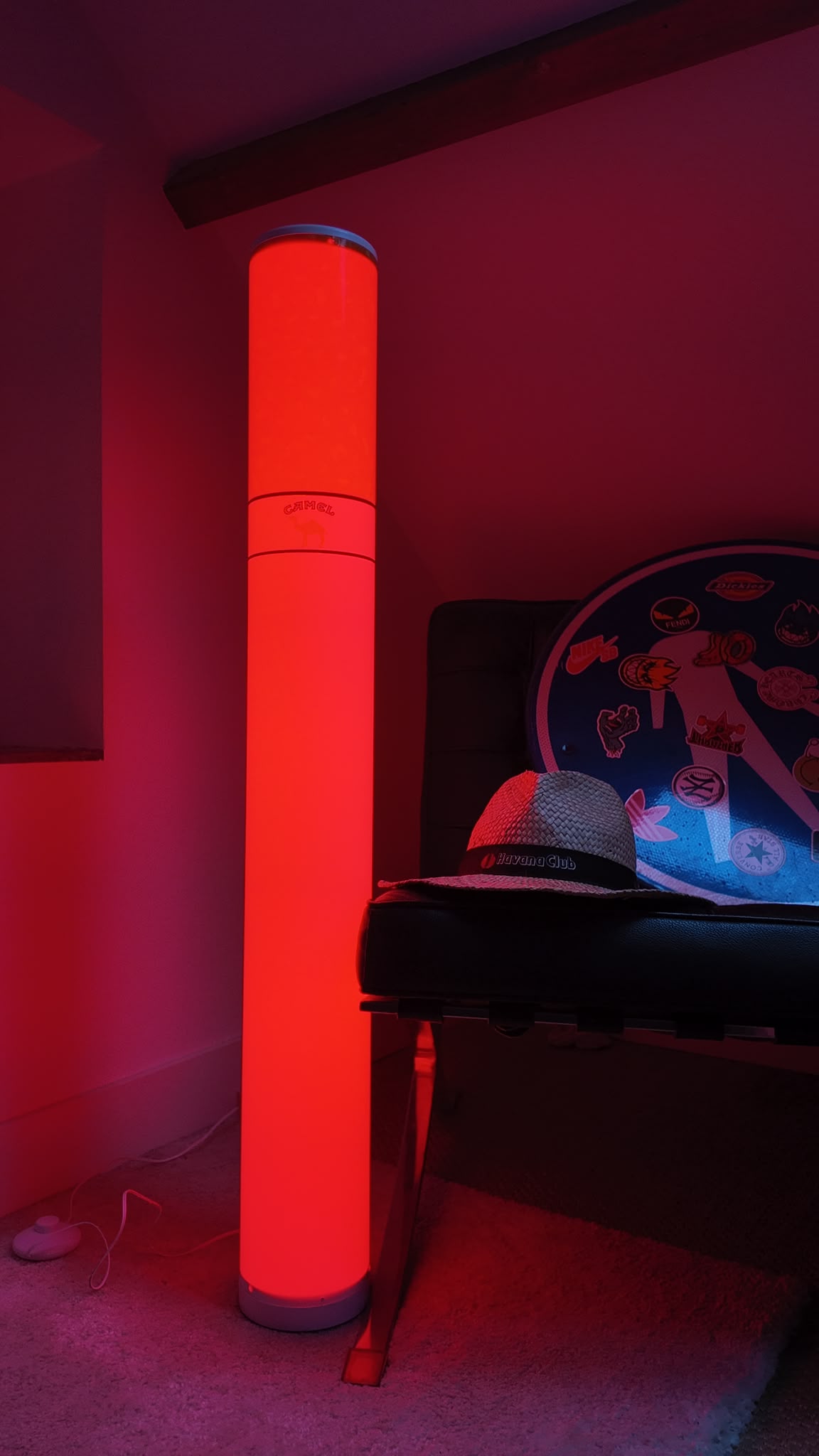 Camel Blue Lamp – detailfoto 3 van de LED-vloerlamp