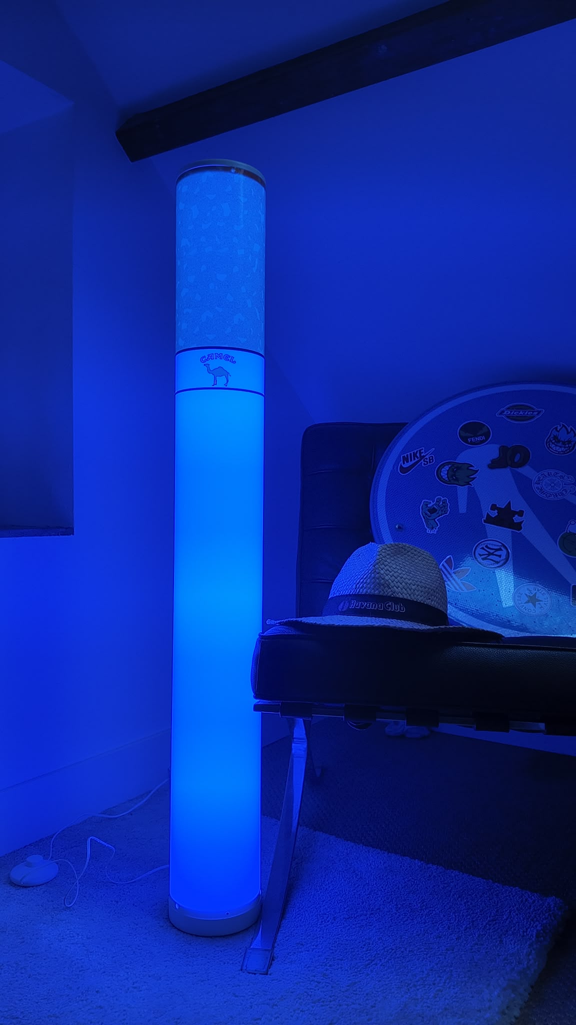 Camel Blue Lamp – detailfoto 5 van de LED-vloerlamp