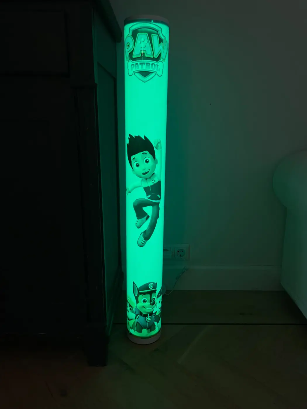 Paw Patrol Lamp – detailfoto 2 van de LED-vloerlamp
